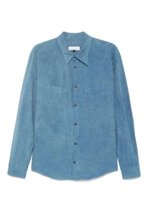 LOÏS DIONISIO classic-collar shirt - Blue