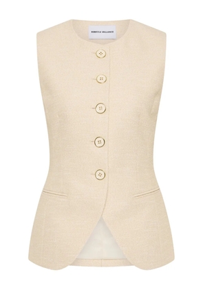 Rebecca Vallance button winnie vest - Neutrals