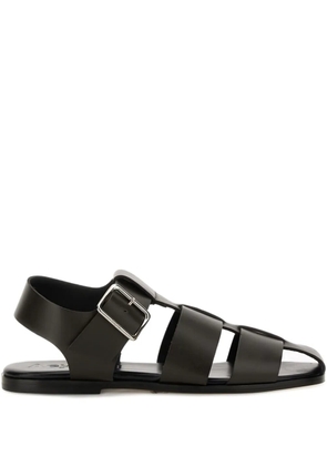 Aeyde buckle-fastening leather sandals - Brown