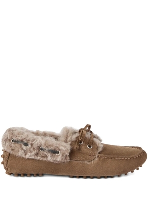 Brunello Cucinelli suede loafers - Brown