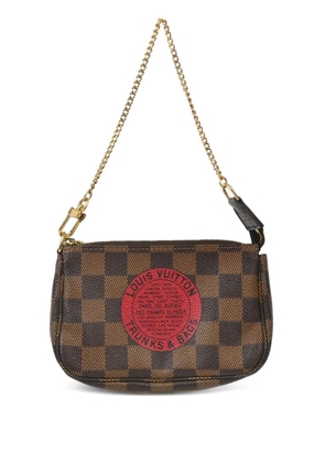 Louis Vuitton Pre-Owned 2008 mini Pochette Accessoires clutch bag - Brown