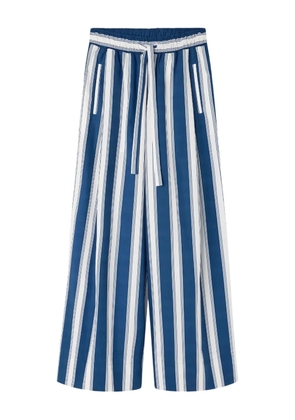 Lee Mathews Eddie striped trousers - Blue
