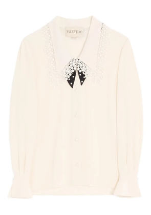 Valentino Garavani crepe de chine shirt - Neutrals