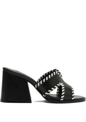 Schutz braided heeled mules - Black