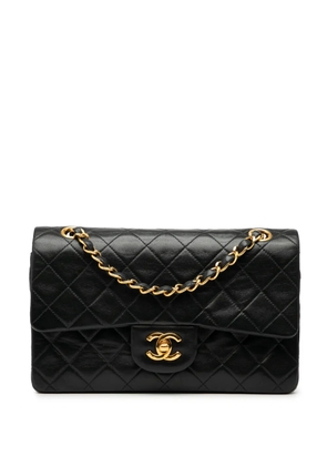 CHANEL Pre-Owned 1991-1994 Small Classic Lambskin Double Flap shoulder bag - Black