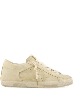 Golden Goose glitter-piping suede sneakers - Neutrals