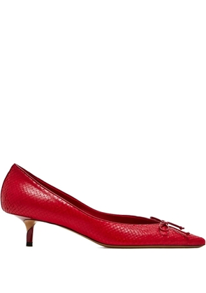 Jacquemus 45mm leather pumps - Red