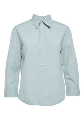 Jil Sander Pre-Owned buttoned cotton shirt - Blue