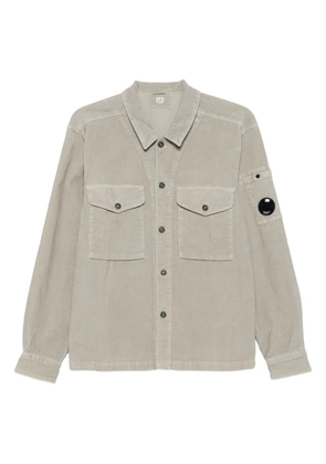 C.P. Company Lens-detail corduroy shirt jacket - Green