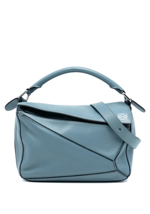 Loewe Pre-Owned 2015 Small Calfskin Puzzle satchel - Blue