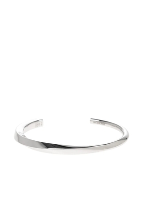 Jacquemus Le Bracelet Tourni twisted silver bangle