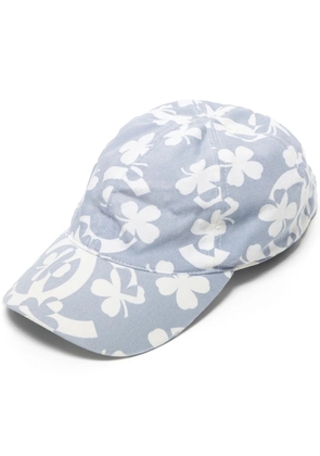 CHANEL Pre-Owned 2000s clover cap - Blue