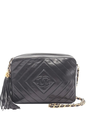 CHANEL Pre-Owned Coco Mark quilted shoulder bag - Black