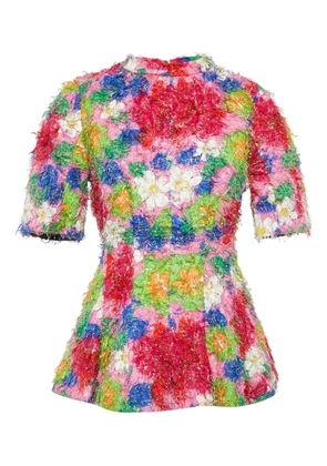 Marni Pre-Owned floral-motif top - Pink