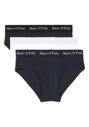 Marc O'Polo logo-waistband briefs (pack of three) - Black