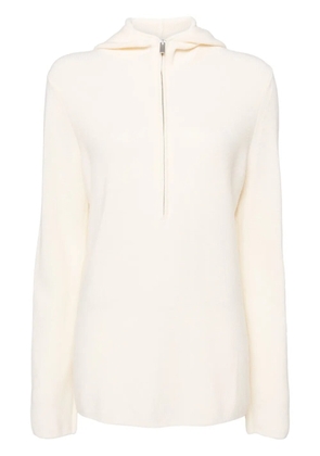 JNBY wool hooded long-sleeved jumper - Neutrals
