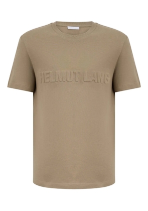 Helmut Lang logo-embossed T-shirt - Brown
