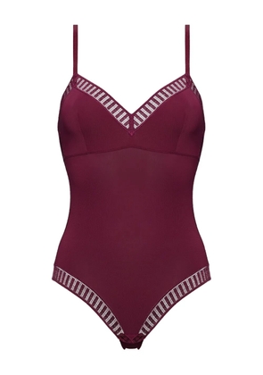 ERES Aurore Graph graphic-lace bodysuit - Purple