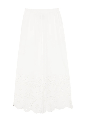 Bambah Eyelet trousers - White