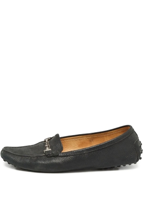 Tod's pre-owned horsebit-detail loafers - Black