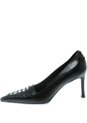 Gucci Pre-Owned 80mm pointed-toe leather pumps - Black