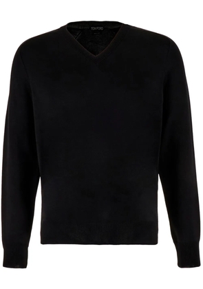 TOM FORD V-neck jumper - Black