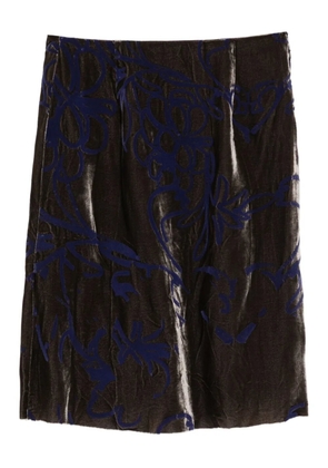 JNBY botanical pattern skirt - Brown