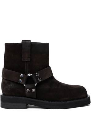 3juin Demi Oil suede boots - Brown