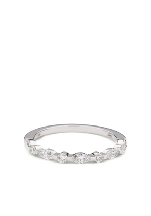We by WHITEbIRD 18K recycled white gold Marilyn diamond ring - Grey