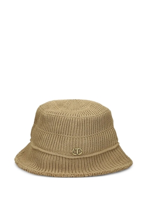 TWINSET knitted bucket hat - Neutrals