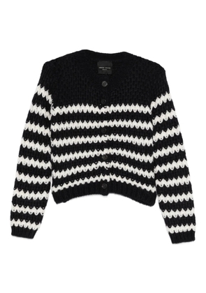 Roberto Collina striped knit cardigan - Blue