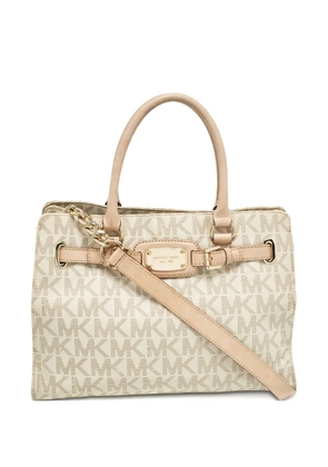 Michael Kors Vintage monogram leather tote bag - Neutrals