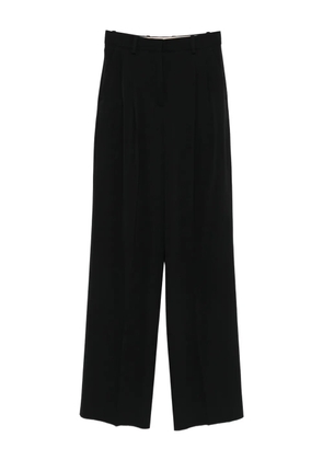 Agnona pleat-detail tailored trousers - Black