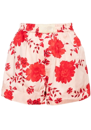 Parlor floral-print shorts - Neutrals