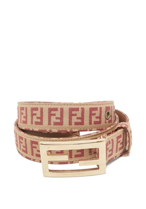 Fendi Pre-Owned FF pattern belt - Pink