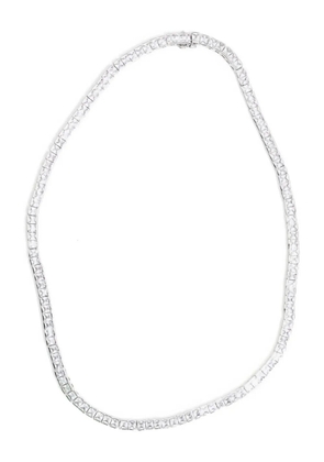 Izabel Display Tennis square necklace - White