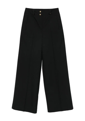 Moncler pleated wide-leg trousers - Black