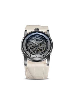Fob Paris Silver Skeleton 41mm