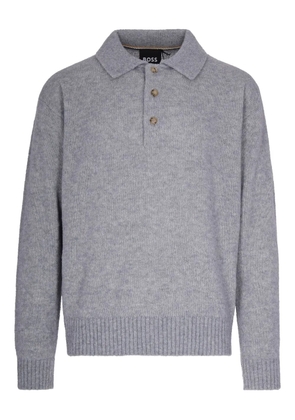 BOSS buttoned silver sweater - Grey