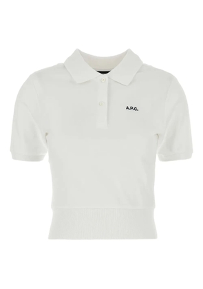 A.P.C. cotton polo shirt - White
