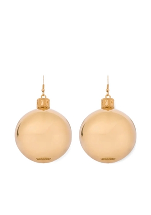 Moschino sphere-shape drop earrings - Gold