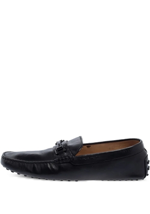 Tod's Vintage pre-owned leather loafers - Black