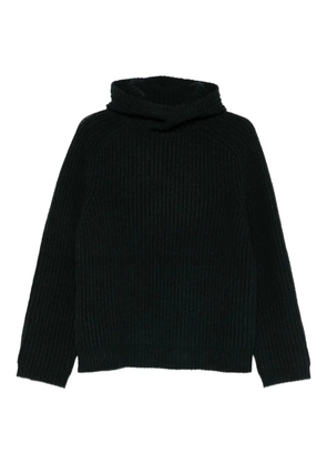 6397 knitted hoodie - Black