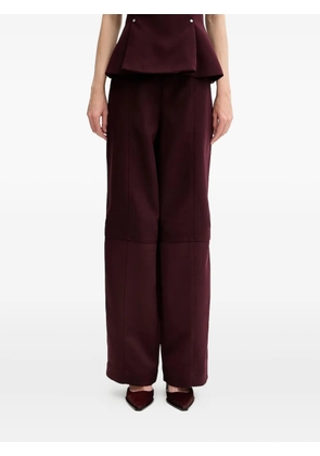 Stine Goya seam-details trousers - Red