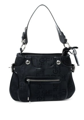 Gianfranco Ferré Pre-Owned pre-owned logo-jacquard handbag - Black