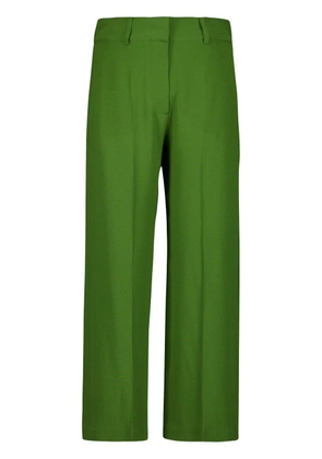 PAULA silk crepe trousers - Green