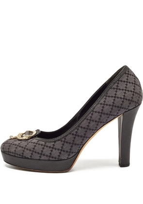 Gucci Pre-Owned 110mm Horsebit pumps - Blue