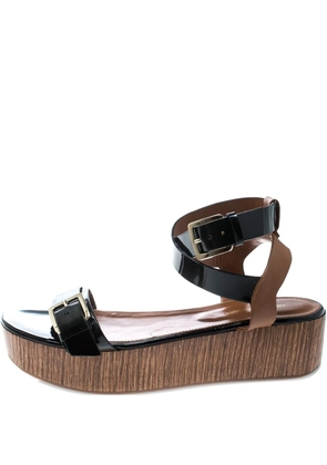 Sergio Rossi Vintage 45mm platform heeled sandals - Black