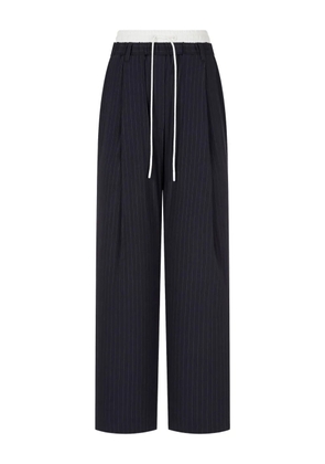 TOMBOY pinstripe wide-leg trousers - Blue