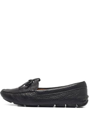 Prada Pre-Owned leather ballet flats - Black